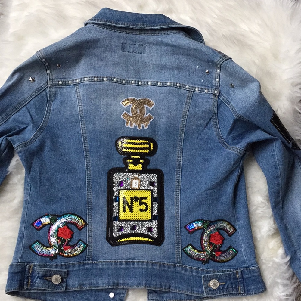 Custom Made CHANEL Jean jacket - Picture 4 of 4